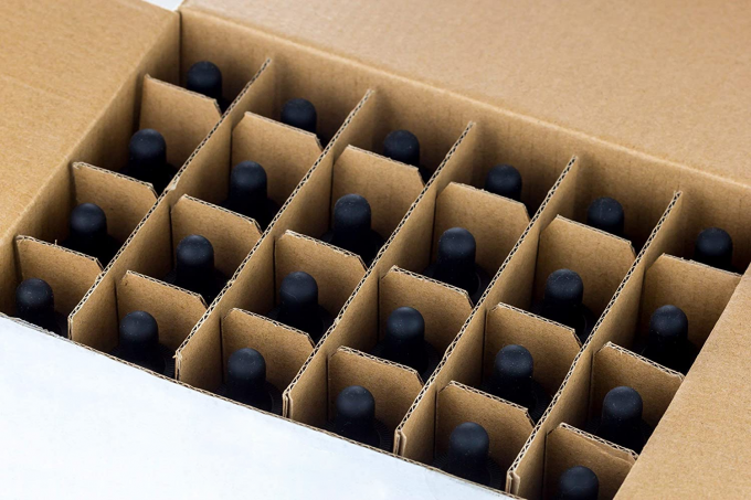 Κλιμακωτά Dropper εμπορευματοκιβωτίων 0.7oz 30ml γυαλιού κλίμακας ηλέκτρινα καλλυντικά μπουκάλια με το σιφώνιο 7