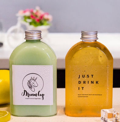 Good price Το διαφανές επίπεδο ορθογώνιο κρύο μπουκαλιών νερό παρασκευάζει 50ml σε 500ml PETG σε απευθείας σύνδεση