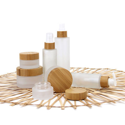 Good price Γυαλιού καλλυντικό εμπορευματοκιβωτίων καλλυντικό βάζο κρέμας καπακιών μπαμπού μπαμπού καλλυντικό συσκευάζοντας σε απευθείας σύνδεση