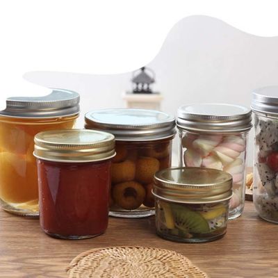 Good price Σφραγισμένο βάζο παρφαί μπουκαλιών αποθήκευσης γυαλιού ζελατίνας βρωμών cOem ολονύκτιο ερμητικώς σε απευθείας σύνδεση